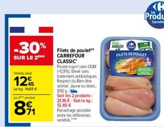 filets de poulet Carrefour