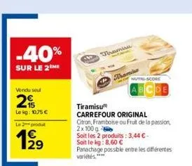 tiramisu carrefour