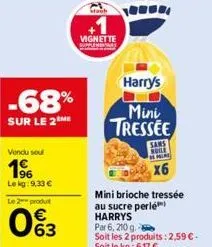 brioche tressée harry's