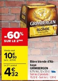 bière blonde Grimbergen