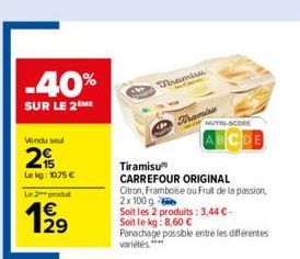 Tiramisu Carrefour