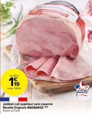 jambon cuit madrange