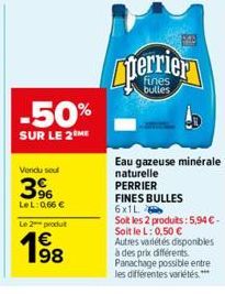 eau gazeuse Perrier