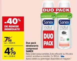 soldes Sanex