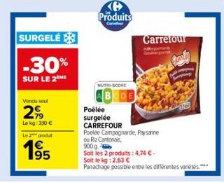 fricassé de légumes Carrefour