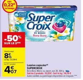 lessive Super Croix