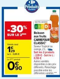 boisson aux fruits 