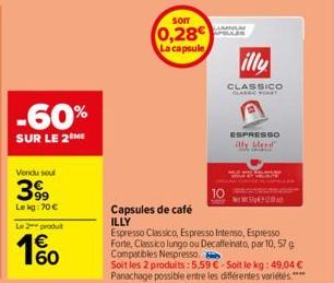 capsules de café Illy