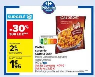 fricassé de légumes carrefour