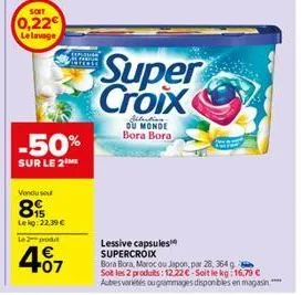 lessive super croix