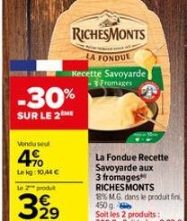 fondue RichesMonts