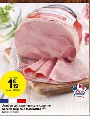 jambon cuit madrange