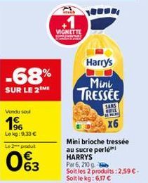 brioche tressée Harry's