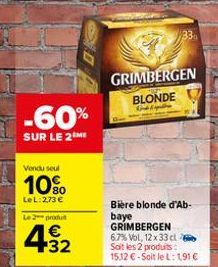 bière blonde Grimbergen