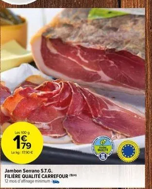 jambon serrano carrefour