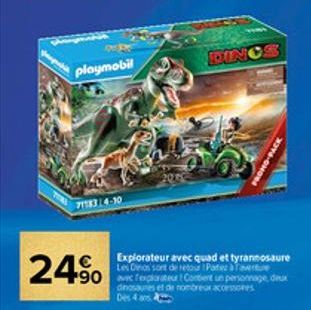 dinosaures Playmobil