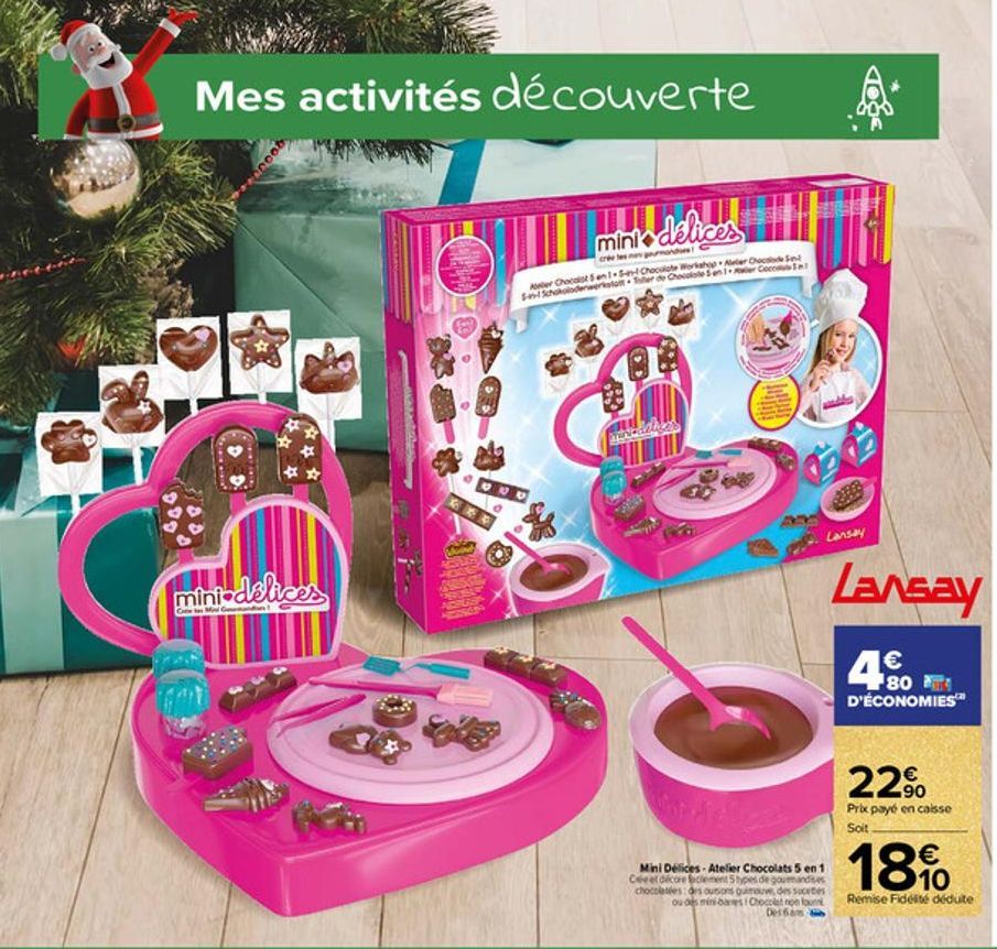 Mes activités découverte  DD  PARING  **  mini-delices  mini-delices  en  Aber Chocolat Sen1-5-n-Chocolate Workshop Aer Choco Sand Schokoladenwerkstof Thiler de Chocolate Senior Coco  220  Lansay  Min