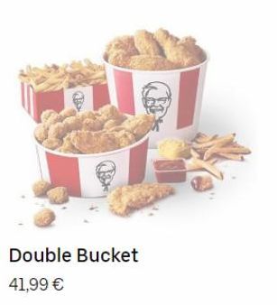 Double Bucket  41,99 € 