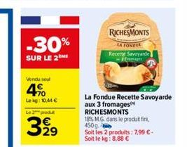 fondue RichesMonts