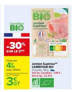 jambon Carrefour