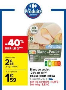 blanc de poulet Carrefour