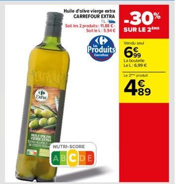 huile d'olive vierge Carrefour