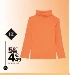 TEX  599  4.49  Le sous pull  