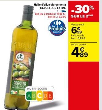 huile d'olive vierge Carrefour