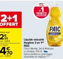 liquide vaisselle Paic