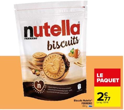 biscuits Nutella