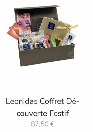 Leonidas Coffret Dé- couverte Festif  87,50 € 