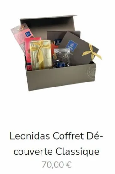 leonidas coffret dé- couverte classique  70,00 €  
