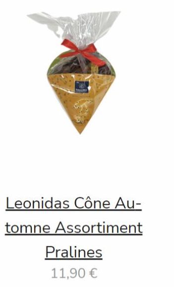 Leonidas Cône Au- tomne Assortiment  Pralines  11,90 € 