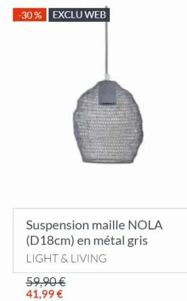 suspension maille