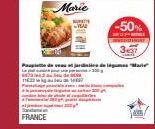 FRANCE  Marie  MUTT  VEA  112210  Papiste de veau et jardins de légumes Ma oude  -50% 