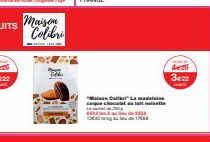 Maison Colibri  C  "MainColl" La mad ceque chocolat au laitett L Nas  Ges 3422 