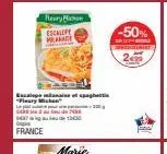 france  escalope of spaghetti fleury mist  fuery michon  escalefe meanace  12  -50% 