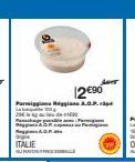 12€90  Parmiggiano Reggiana A.O.R.  ITALIE 