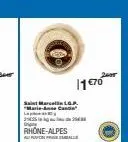 la  25  rhone-alpes  saint marcel lg.p. "marie-anne cande  11 €70 