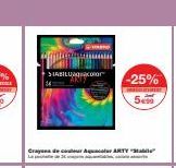 STABILUN  Crayses couleur Aquacler ARTY""  -25% 