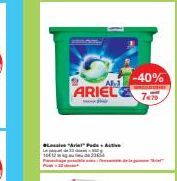 Lase 10:  ARIEL  Arial Active  -40%  7cm 