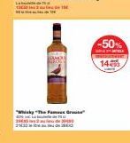 HUM  15  "Whisky "The Famous Grouse  de  d  -50% 14 