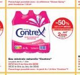 Contrex  naturelle "Cont  -50% 