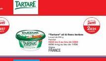TARTARE  TARTARE  "Tartare" ail& Shலானேன  40003 Origi FRANCE  14  2400  2424 