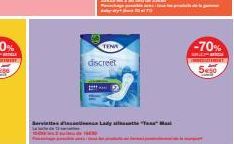 discreet  TENA  sitten lasselonnan Ladya Ya Ma  -70%  MATEMTEMENT  550 