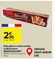 Morilles  champignons mais  95 Le kg: 6.56 € 