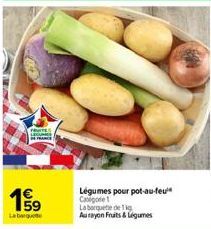 revers  1⁹9  La barque  Légumes pour pot-au-feu Calgonet La boquete de 1 Aurayon Fruits & Légumes 