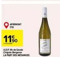 apremont (73)  11%  la boutolio 