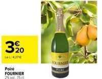 320  LeL:427€  Poiré FOURNIER 2% vol. 75 cl  FOURNIER 