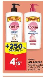 gel douche Cadum